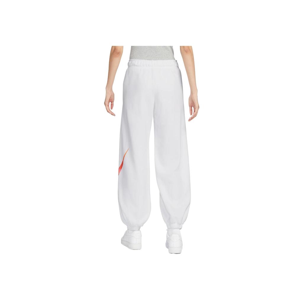Nike Спортивная мода Удобные повседневные Мягкие трикотажные спортивные штаны Женские брюки Белый IF0394-100