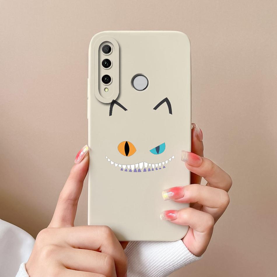 For Honor 10i Phone Case Butterfly Cat Soft Liquid Silicone Camera Protection Cover For Huawei Honor 10 i Model HRY-LX1T Fundas