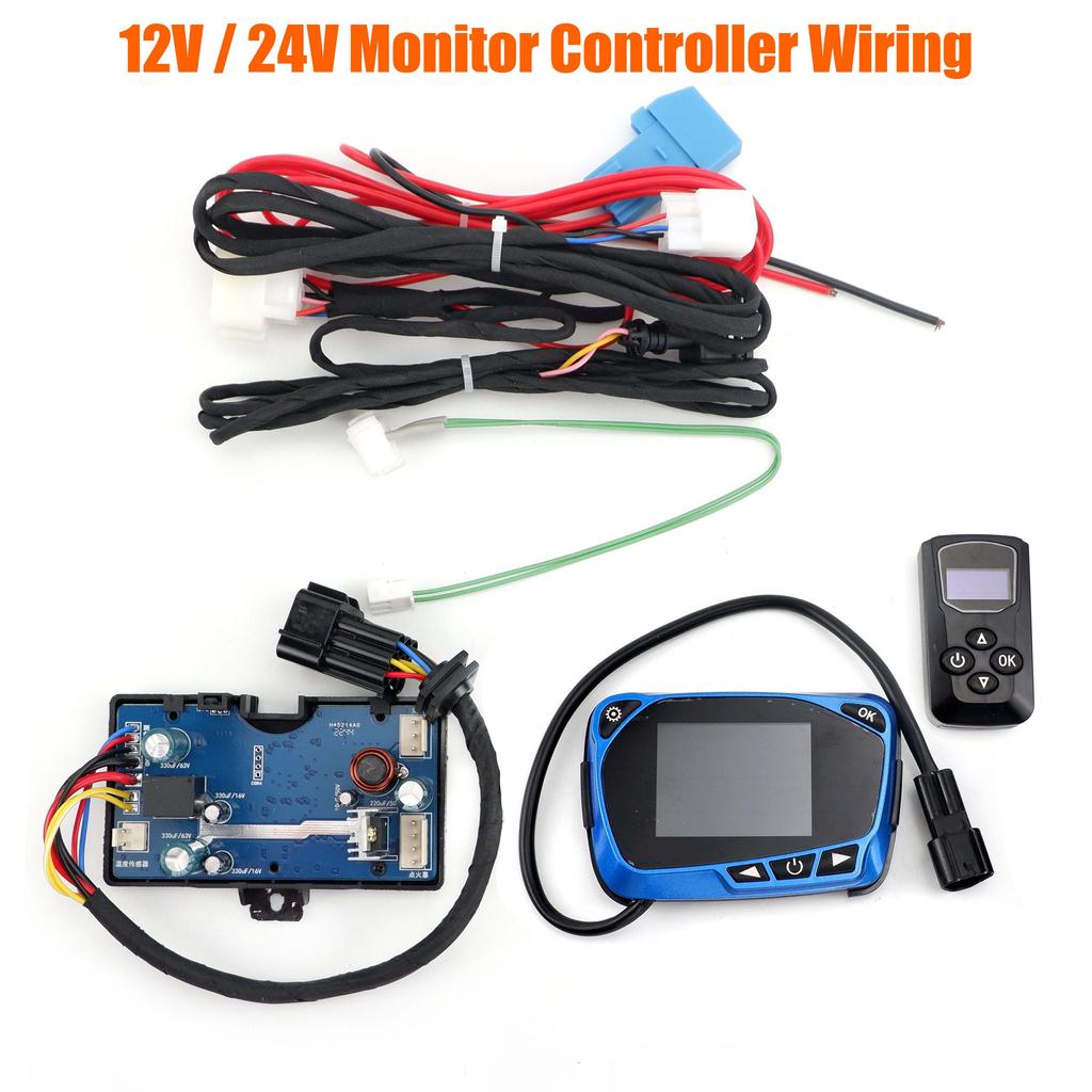 12V 24V 2кВт 3кВт 5кВт 8кВт Воздушный дизельный обогреватель ЖК-монитор Переключатель Панель управления Пульт дистанционного управления Плата Материнская плата Для автомобиля Грузовика Кемпера