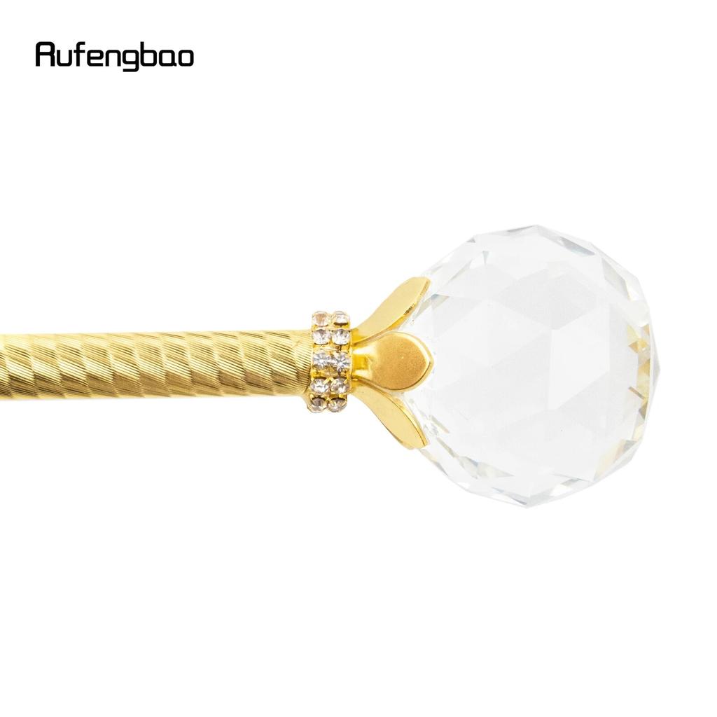 Белый стеклянный хрустальный шар, сказочные палочки из сплава для девочек, палочки принцессы, детская палочка ангела, вечерние косплей, свадьба, день рождения, 91 см