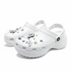 Crocs Классический Платформенный Клог EVA Аояма Гальваническое Покрытие Бабочка Простой и Универсальный Облако Модный Тренд Обувь с Отверстиями Женская Белый