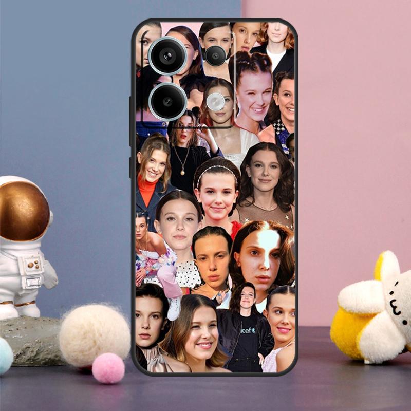 Чехол Милли Бобби Браун для Xiaomi Redmi Note 13 11 9 10 12 Pro Plus 12S 11S 10S 9S Redmi 12 10C 12C 13C