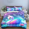 Majestic swan's dreamy realm. Bedding sets Duvet covers Pillowcases(1* Duvet Cover 2* Pillowcases without duvet insert)