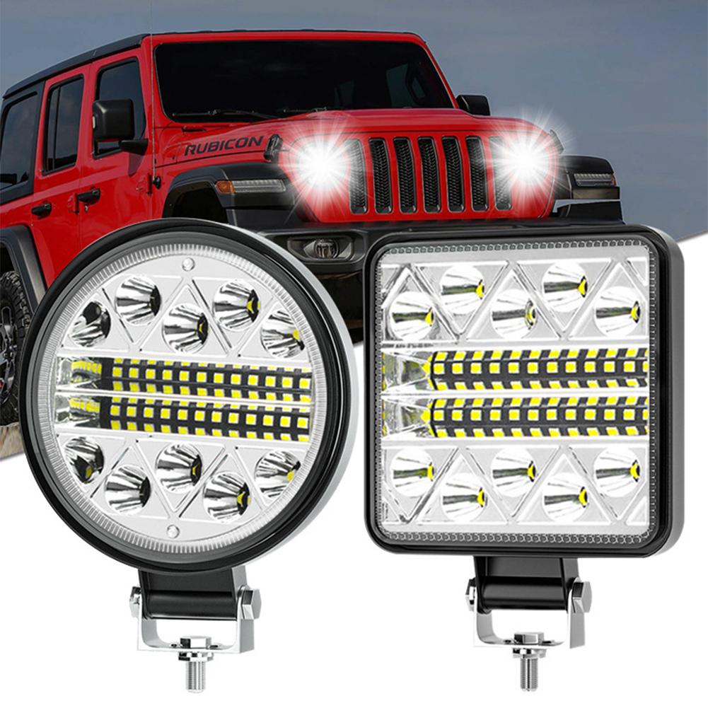 102W LED Work Light Bar 4inch Off Road 12V 24V Spot LED Light Bar for Truck SUV 4WD 4x4 Boat ATV Jeep Tractor Fog Light