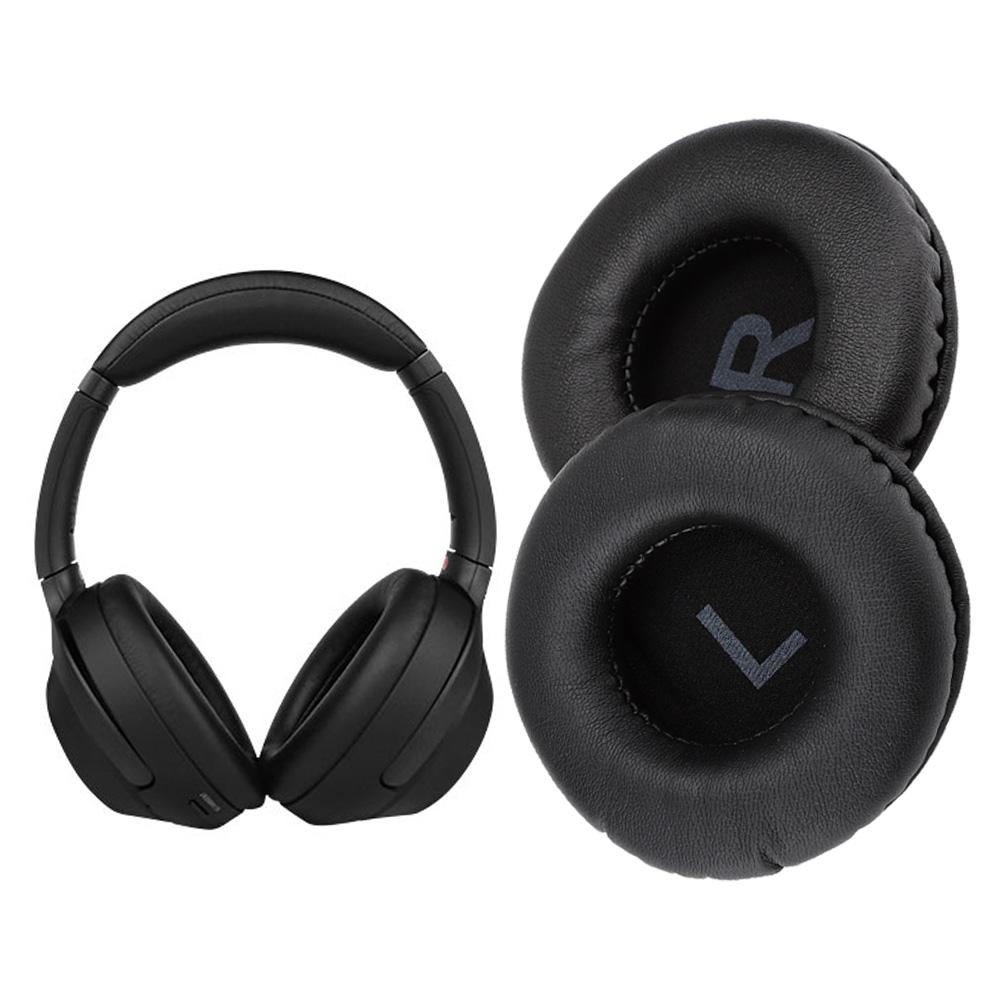 2pcs 80mm Universal Replacement Ear Pad Cushion with L R Mark for Earphone Headset