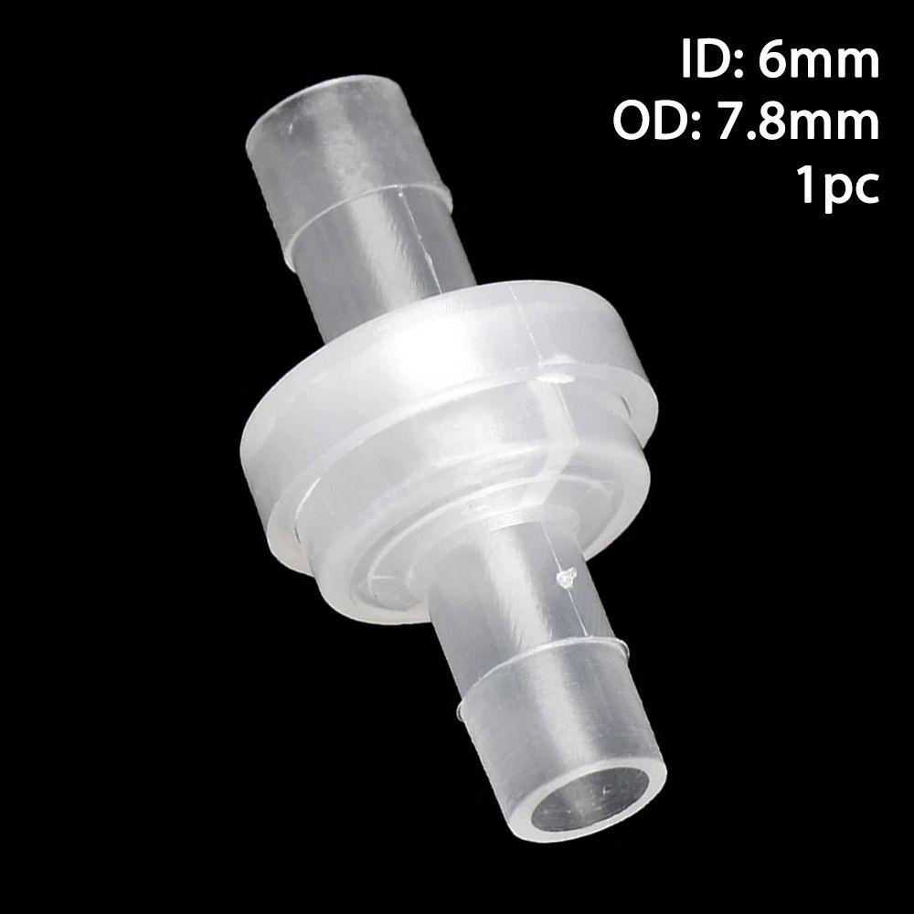 1/5Pcs Pagoda Inline One-Way Valve One Way Non-Return Fluid Stopper New Plastic Check Valve