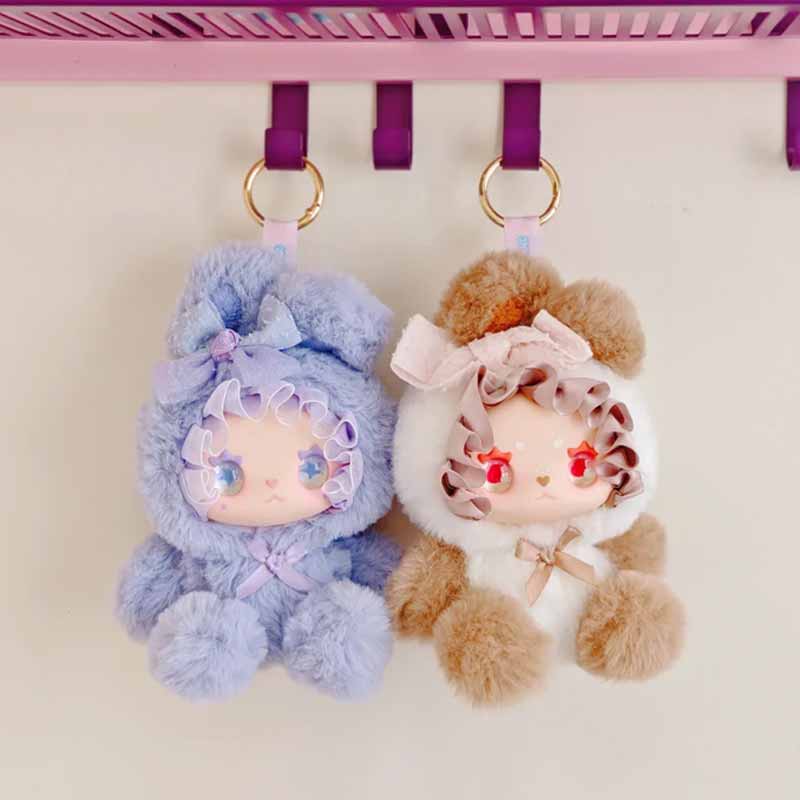 Lovely Emma Bunny Alliance Series Plush Blind Box Soft Comfortable Sleep Companion Doll Bedhead Ornament Toys Mystery Box Gifts
