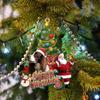 Собака Яркое Рождественское Украшение Очаровательное Подвесное Украшение Идеально Для Праздничных Домашних Акцентов