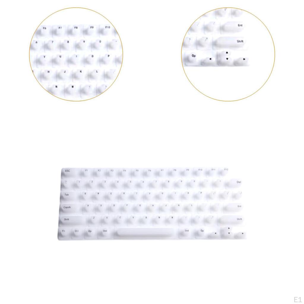 Пленка для клавиатуры Nail Art, легко моющаяся, рельефная, силикон, универсальная