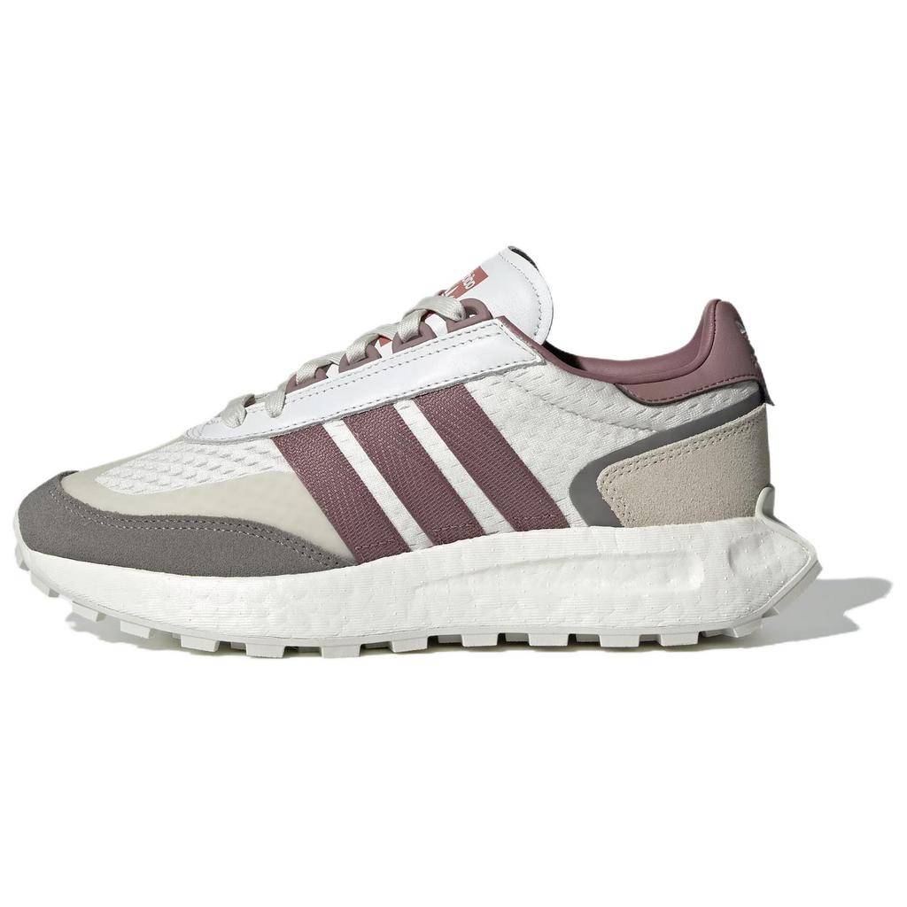Adidas Originals Retropy E5 Мягкие Удобные Низкие Кроссовки для Повседневной Носки Женские Кроссовки Белые Красные Серые JH7191