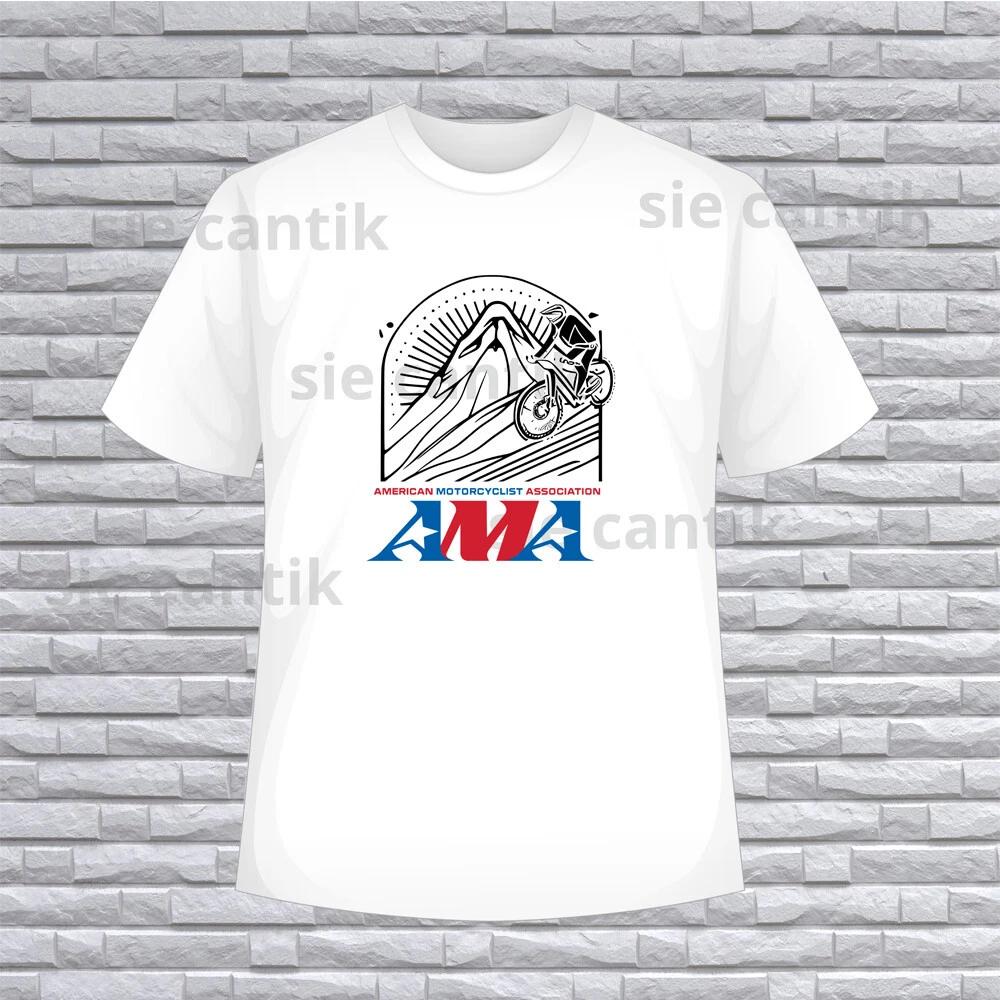 AMA Racing Logo American T-Shirt Funny Size S to 5XL