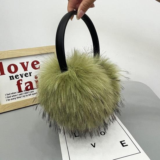 Наушники из искусственного меха норки, оверсайз, мягкие, толстые, пушистые, теплые, зимние, для активного отдыха на открытом воздухе, согревают уши, осенние