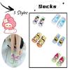 Japanese Style Cartoon Socks Thin And Breathable Adorable Short Socks For Girls Summer Low Cut Socks Characters)