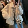 Small Fragrance Style Lamb Fur Coat for Women In Autumn and Winter New Casual and Versatile Short Small Thick Plush Top