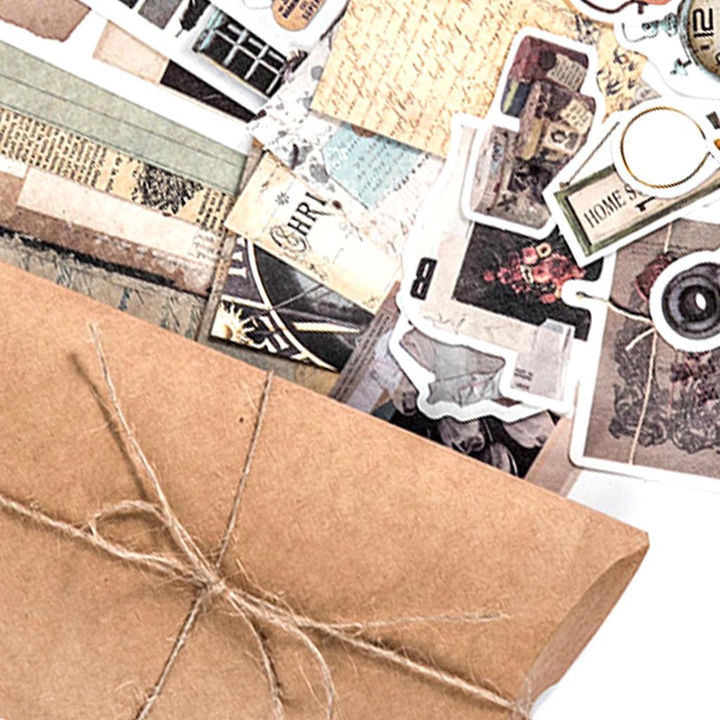 Наклейки в стиле ретро для скрапбукинга, декоративные винтажные наклейки для скрапбукинга, фотоальбом, 30 листов