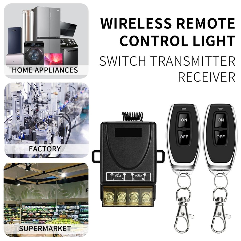 Беспроводное реле управления AC90~250V 30A+2 Беспроводное дистанционное управление/беспроводные переключатели