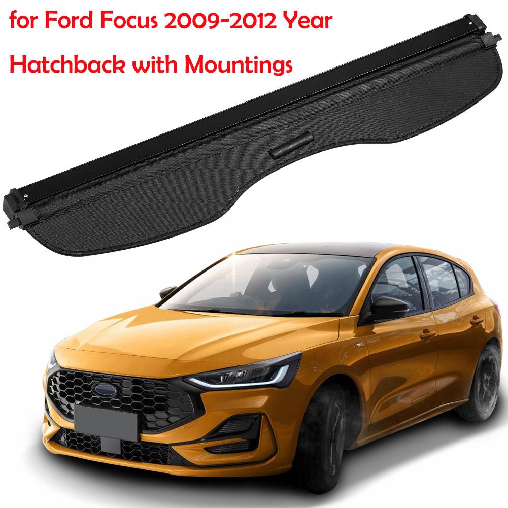 Защитный чехол для багажника автомобиля Ford Focus 2009-2012 года выпуска, хэтчбек с креплением на багажник, выдвижная шторка для багажника