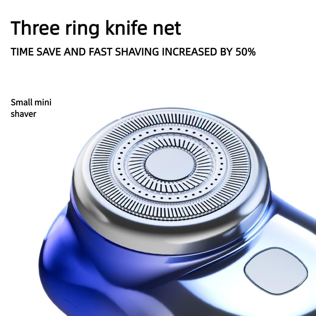 Electric Razor for Men, Mini Electric Shaver for Men - Portable Shaving USB Rechargeable Beard Trimmer for Home, Travel, Business, Holiday Gift