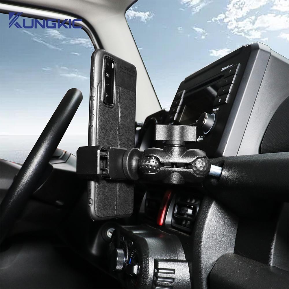 Держатель для мобильного телефона для Suzuki Jimny JB64 JB74 JC74 2019-2026, Крепление на приборную панель и в вентиляционное отверстие, Аксессуары для интерьера