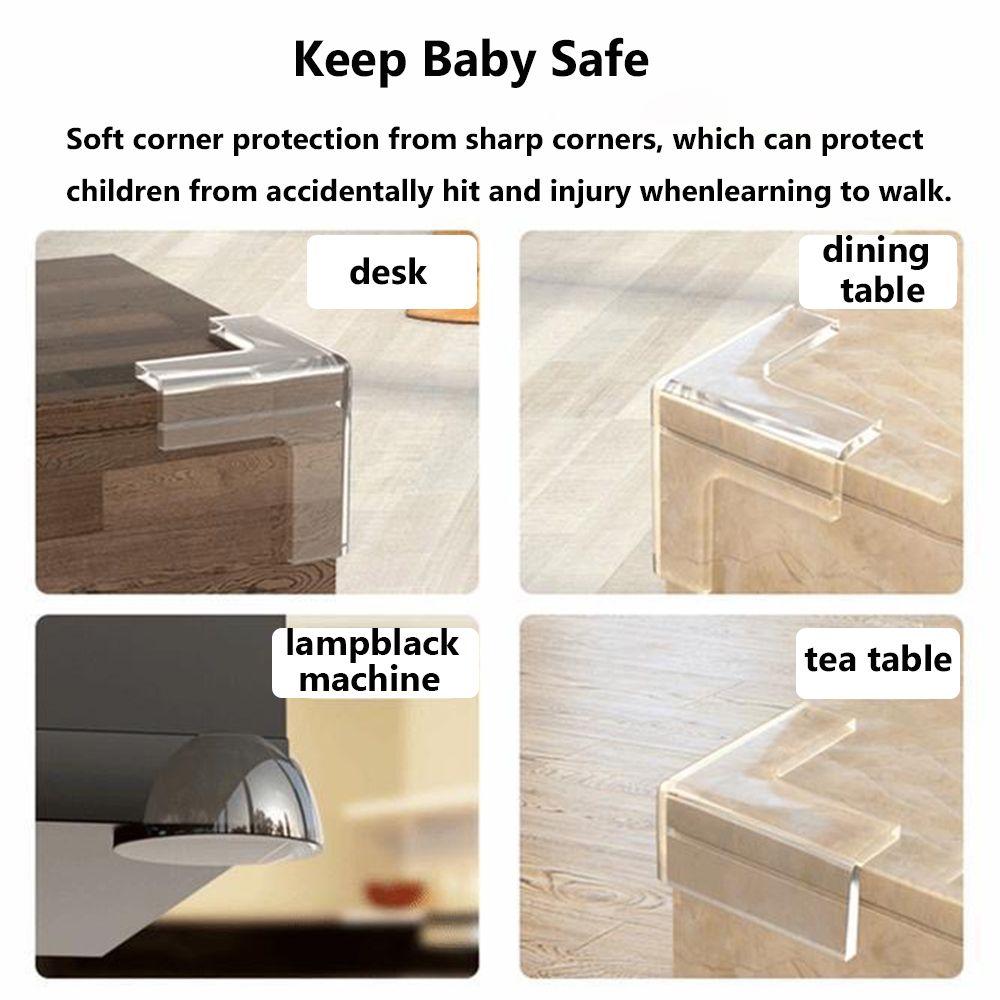 Silicon Safety Desk Edge Protection Anticollision Strip Corner Guards Table Corner Protector
