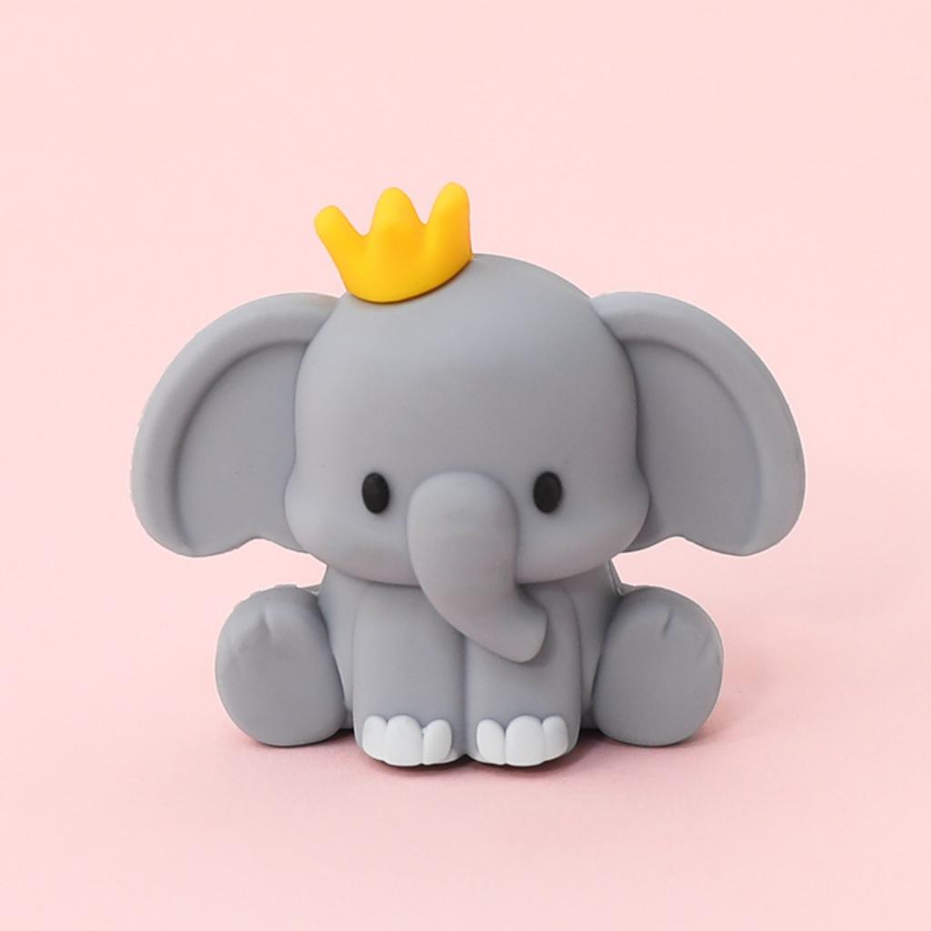 Топперы для торта «Животные джунглей» со слоном, жирафом, львом, обезьяной для вечеринки в стиле джунглей, детского праздника, вечеринки в честь будущего ребенка