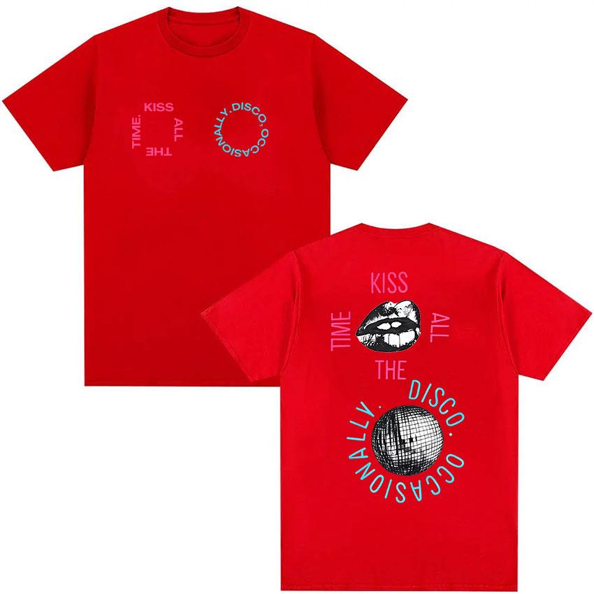 Harry Styles 2026 Kiss All Time Disco Occasional Tour Shirts Summer Mens Womens Luxury Fashion Pop Hip Hop Music Y2K Tshirt
