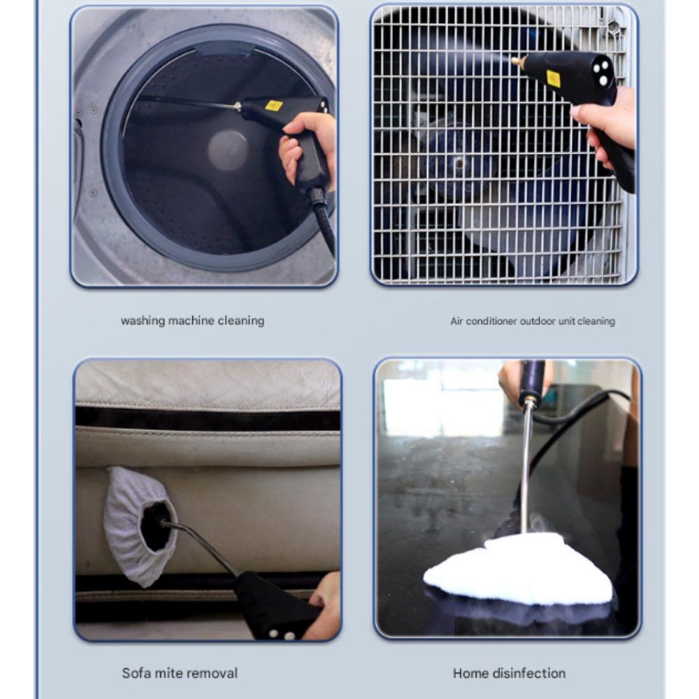 Высокотемпературная паровая чистящая машина с интеллектуальным цифровым дисплеем, кухонная вытяжка, ручка для ванной комнаты, управляемый переключатель, чистящая машина