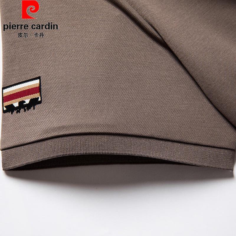 Pierre Cardin Мужская летняя дышащая рубашка-поло с защитой от морщин