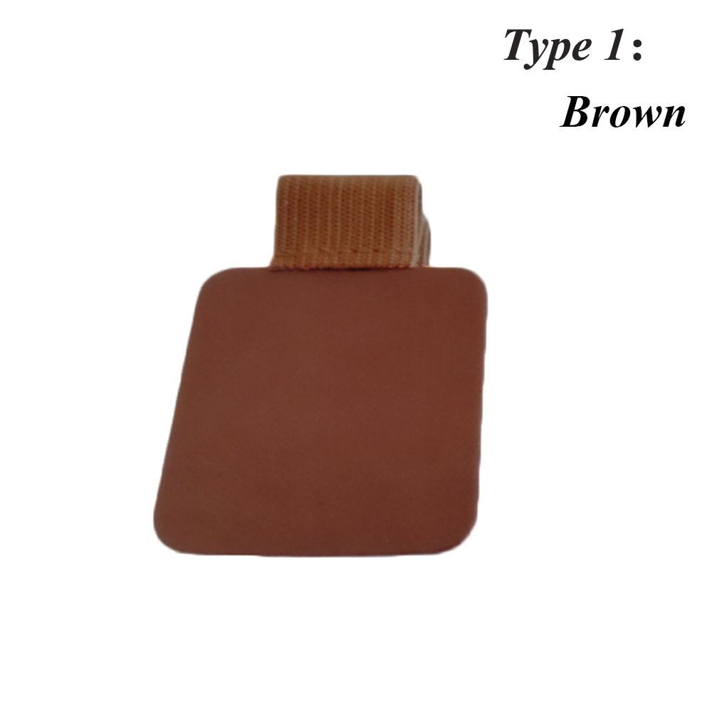 4PCS Useful Convenient Stationery Self-adhesive Pen Holder Leather Pen Clips Notebook Elastic Loop