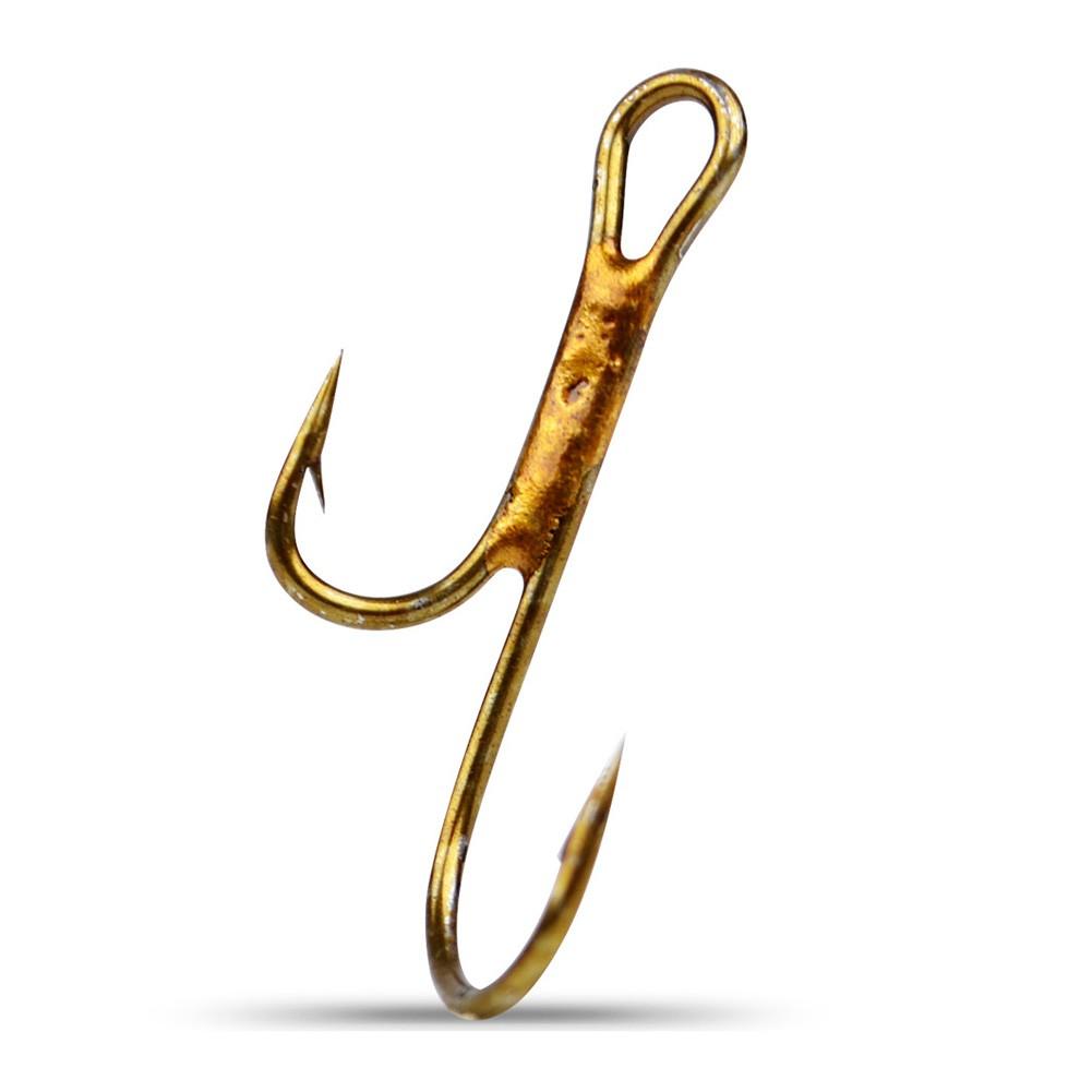 Ultra Sharp 20pcs Double Hook Fishing Crank Pike Fish Gadgets High Carbon Steel