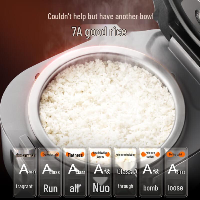 Supor QC Series 4L IH Rice Cooker with 0-Coating 316L Stainless Steel Spherical Pot CN plug (adapter included)