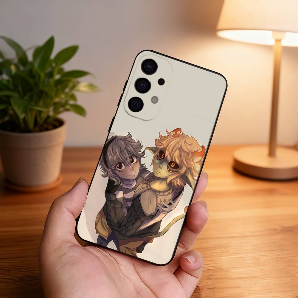 Чехол для телефона M-Mushroom Oasis Anime для Samsung S26,S25,S24,S21,S22,S23,S30,Ultra,S20,Plus,Fe,Lite,5G Черный
