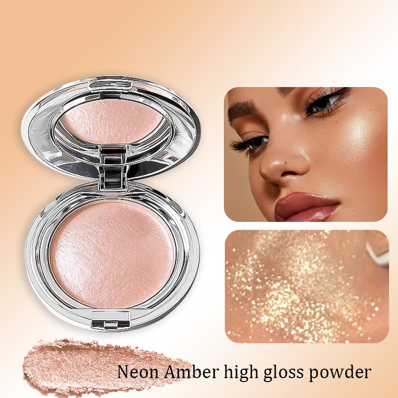 Kakashow Single Shade Cream Highlighter Creamy Texture Long Lasting Natural 3D Contour Brightening Sculpting Makeup