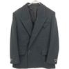 BOTTEGA VENETA Black 671210 Wool Double Jacket Jacket 44 blackUsed
