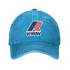 Custom Cool Cotton KWay Symbol Baseball Cap for Men Women Adjustable Adult Dad Hat Outdoor