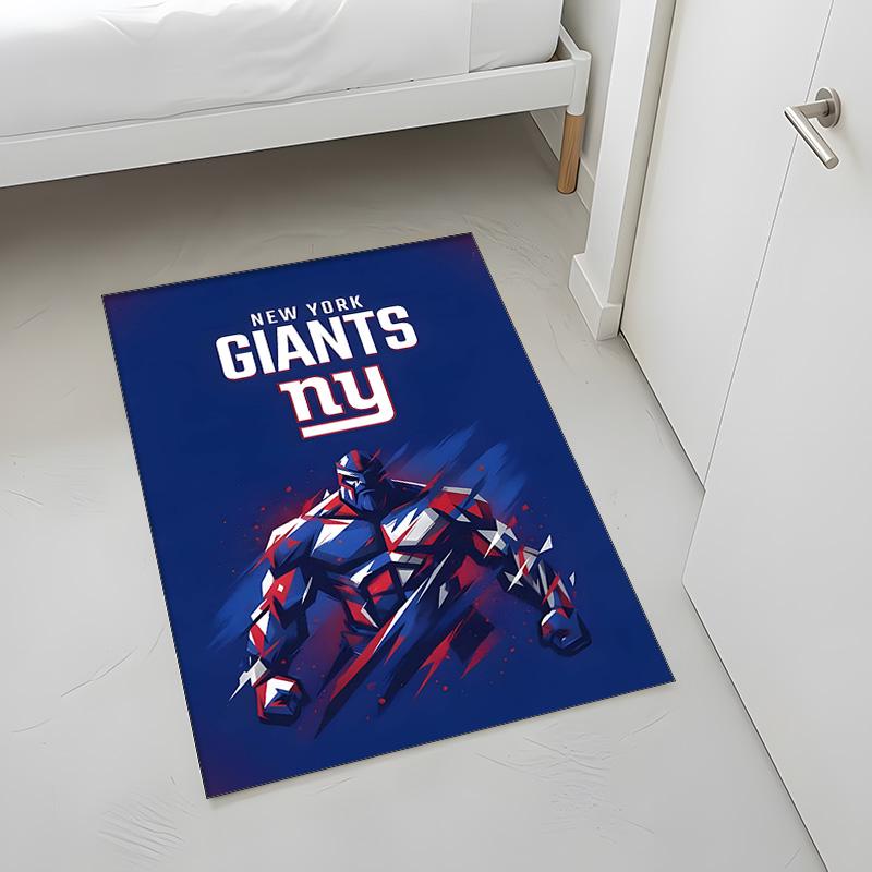 New York Giants (5) Rug Suitable For Living Rooms Bedrooms Computer Rooms Dining Areas And Placement Under Tables And Chairs Also An Ideal Choice For