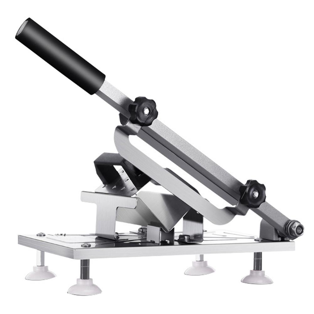 Ручная мясорубка из нержавеющей стали, измельчитель говядины, зелени, баранины, ролл-каттер, настольный слайсер, регулируемая толщина, кухонная машина для нарезки