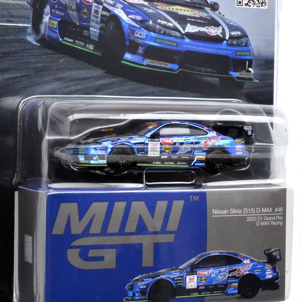 MINI GT Масштаб MiJo TOYS NISSAN SILVIA RACING 2023 D1 GRAND PRIX MiJo Toys Эксклюзив Nissan Silvia RACING 2023 D1 GRAND PRIX 164 - (С15) D-MAX #46