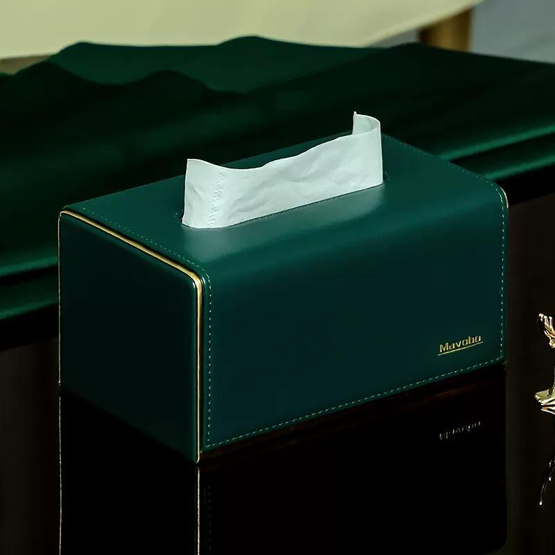 Новая роскошная коробка для салфеток в европейском стиле, высококачественный кожаный держатель для салфеток, коробки для салфеток для гостиной, ванной комнаты, домашнего декора