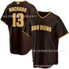 San Diego Padres 13 Machado Elite Stitched Baseball Jersey Unisex Fan Apparel Lightweight Sportswear