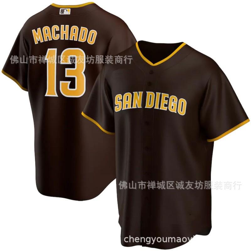 San Diego Padres 13 Machado Elite Stitched Baseball Jersey Cap Men Unisex Fan Apparel Fall
