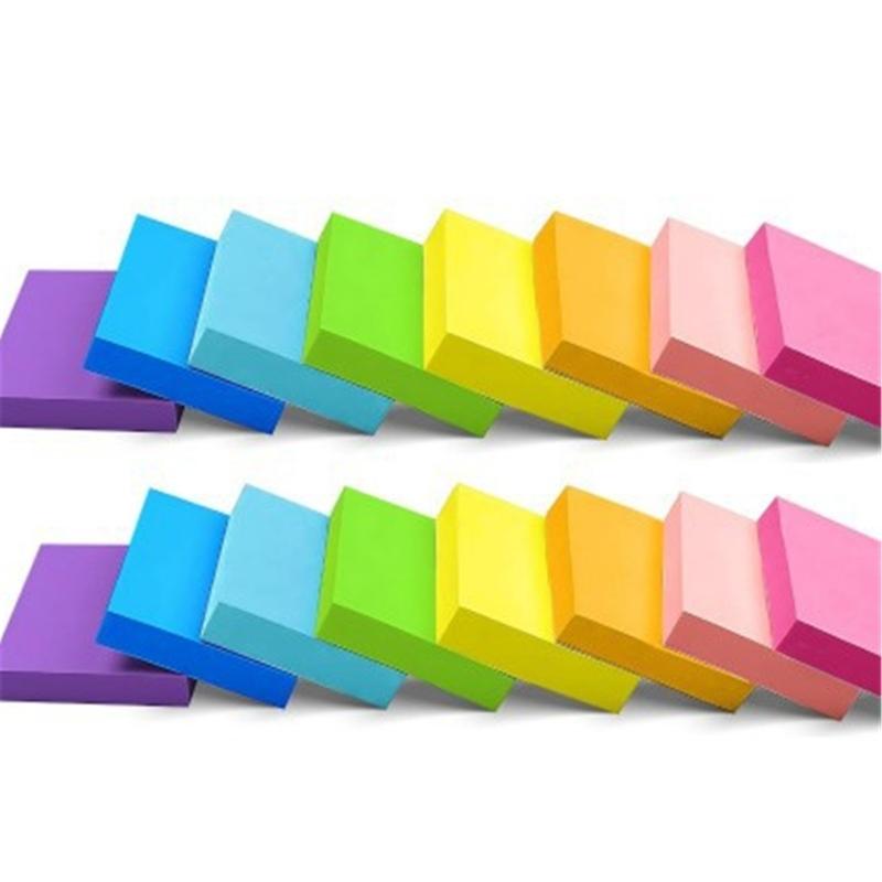 8 Pcs Practical Sticking Notes Colorful Notepads Adhesive Sticking Pad Simple Notepads Memo Pad Aesthetic Note Pad