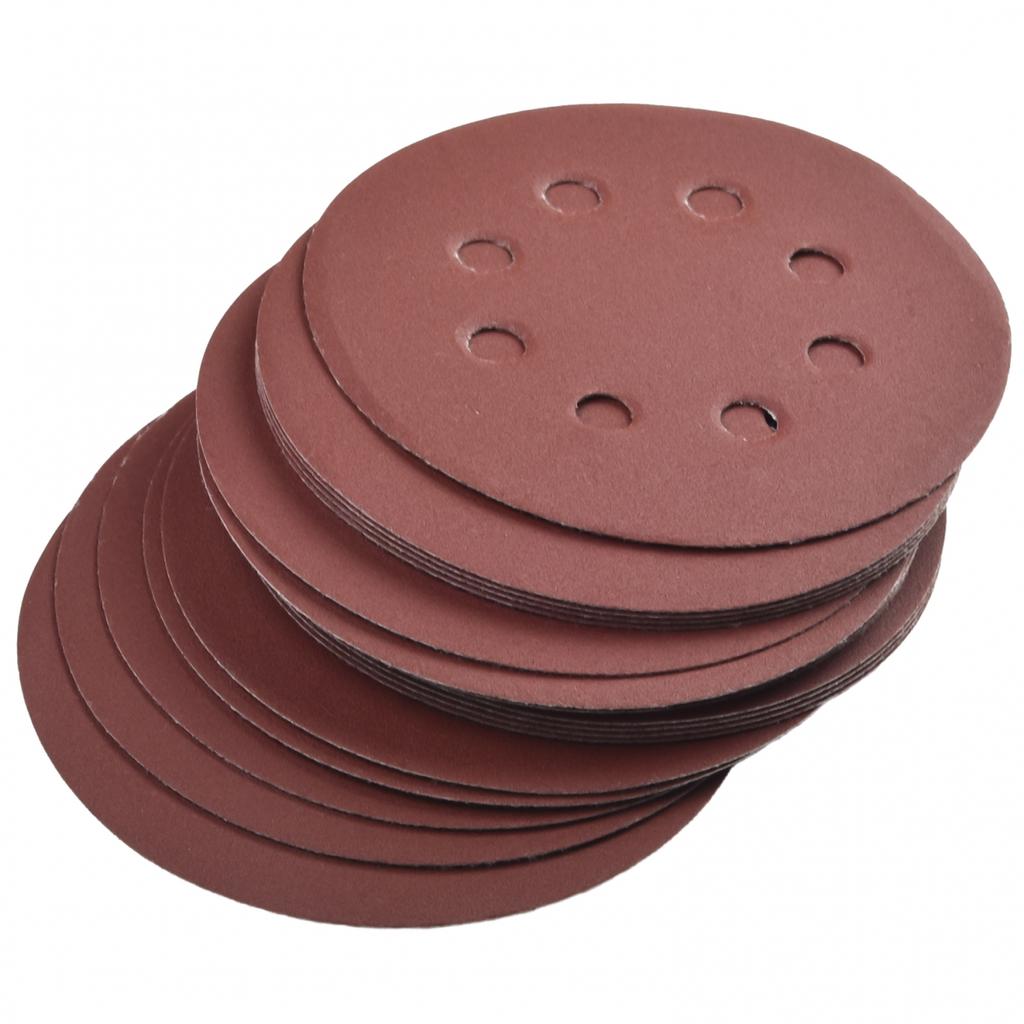 Профессиональные наждачные диски 125 мм, упаковка из 20 шт. для металла и дерева