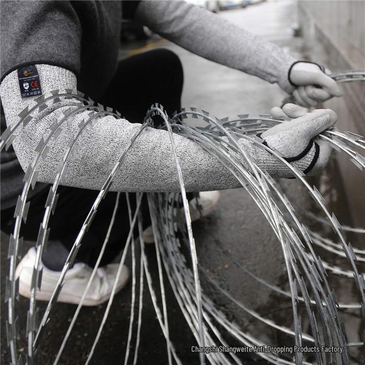 Рукава из HPPE 5 уровня защиты от порезов: Защита от царапин, порезов, проколов для работы со стеклом и сварки.