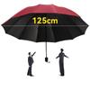 Twelve-Bone Extra-Large Dual-Use Manual Umbrella with Black Glue Sunscreen