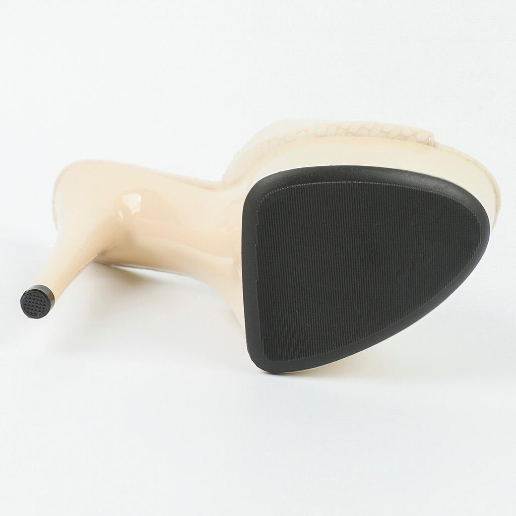 Женская обувь, весенние пикантные сандалии на прозрачном каблуке, тапочки, обувь для вечеринок и клубов, каблук 14 см, платформа 4 см LFD-B3549