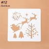 Stamp Album Decorative DIY Craft PaintingTemplate Scrapbooking Merry Christmas Layering Stencils