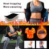 Women Sweat Vest Short Sleeve Waist Trainer Tops Zipper Compression Shirts Heat Trapping Sauna Suit Fitness Slimming Body Shaper Workout Cropped
