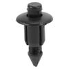 50x Plastica Rivetto Moto Carenatura Finitura Pannello Fermo di 6mm per Neri