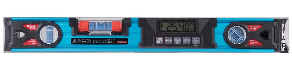 Shinwa Sokutei Blue Level Pro2 450 мм пыле- и водонепроницаемый цифровой уровень 75314